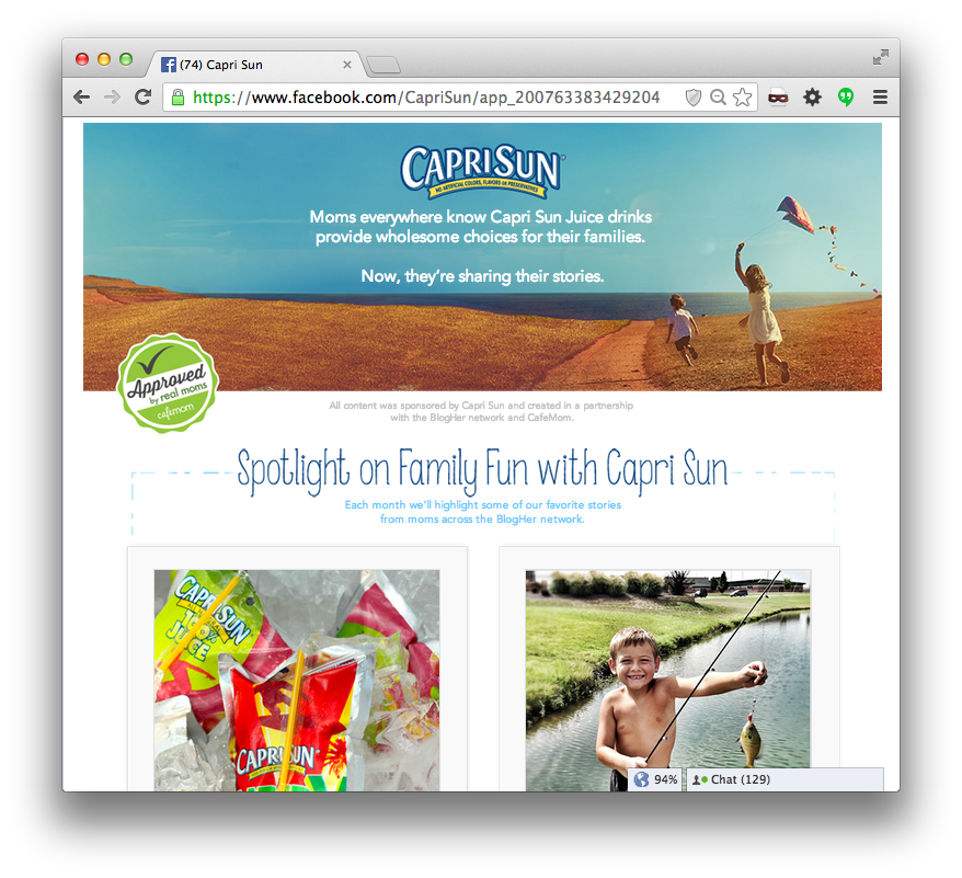Capri Sun Moms